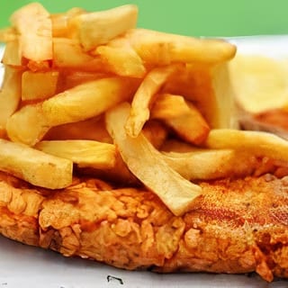 1 Chicken Sandwich and 3 Chicken Tenders w.fries