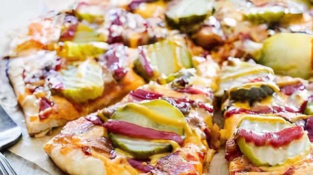Cheeseburger Pizza.