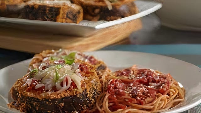 Eggplant Parm.