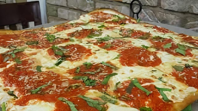 12 Cut Sicilian Pizza.